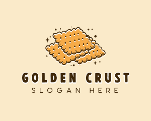 Biscuit Cracker Food logo design