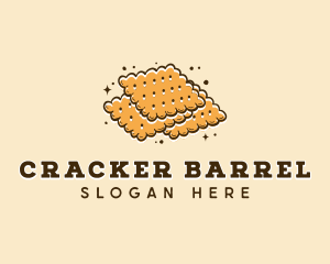 Biscuit Cracker Food logo design