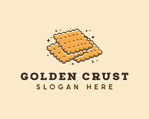 Biscuit Cracker Food logo design