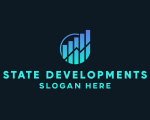 Business Development Chart logo design