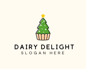 Christmas Tree Cake  logo design