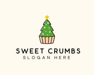 Christmas Tree Cake  logo design