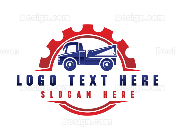 Tow Truck Transportation Logo