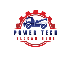 Tow Truck Transportation logo