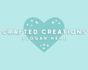 Quirky Heart Shape logo design