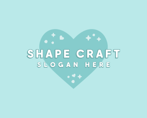 Quirky Heart Shape logo design