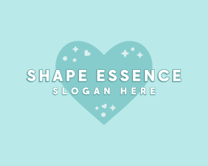 Quirky Heart Shape logo