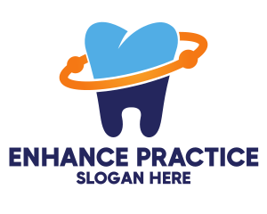 Dental Planet Clean Tooth logo design