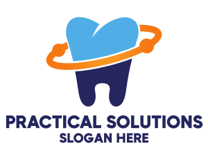 Dental Planet Clean Tooth logo design