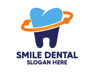 Dental Planet Clean Tooth logo design