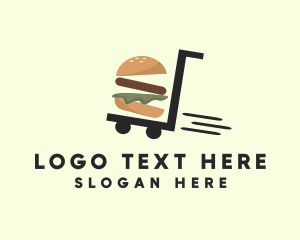 Hamburger Food Delivery logo