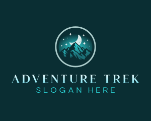 Moon Mountain Adventure logo design