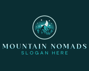 Moon Mountain Adventure logo design