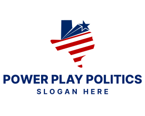 Political Texas Map  logo