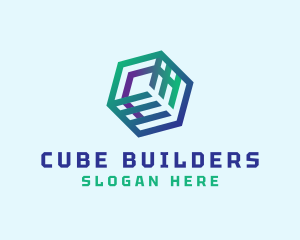 Professional Tech Cube logo design