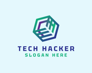 Professional Tech Cube logo design