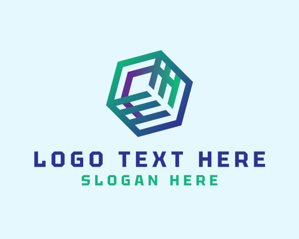 Hexagon logo example 4