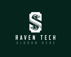 Raven Crow Letter S logo