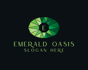 Precious Jewelry Emerald Gemstone   logo