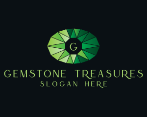 Precious Jewelry Emerald Gemstone   logo design