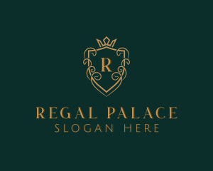 Gold Royal Academy logo design