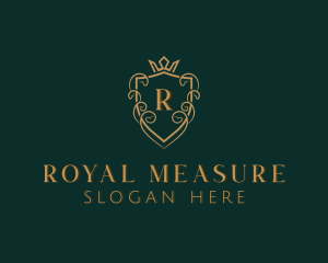 Gold Royal Academy logo design