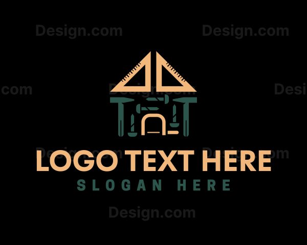 Home Builder Construction Tools Logo