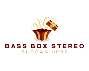 Gift Box Present logo design