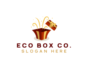 Gift Box Present logo design