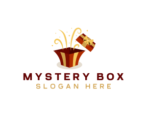 Gift Box Present logo design