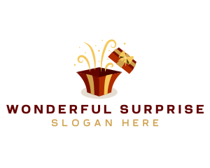 Gift Box Present logo design