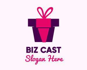 Gift Box Present  Logo