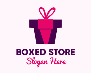 Gift Box Present  logo design