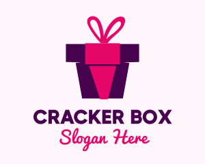 Gift Box Present  logo design