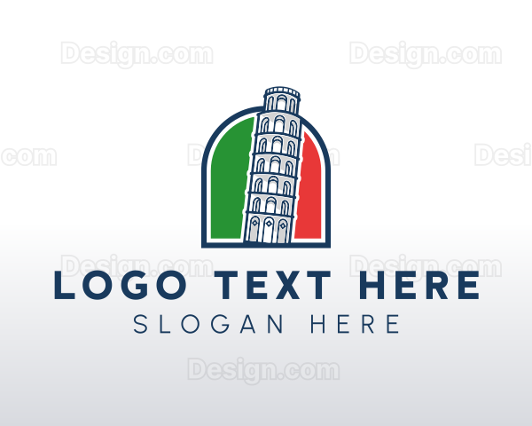 Italy Pisa Tower Logo