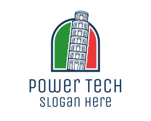 Italy Pisa Tower  logo