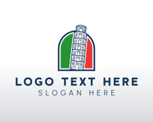 Italy Pisa Tower  logo