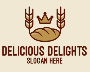 Wheat Bread Loaf  logo design