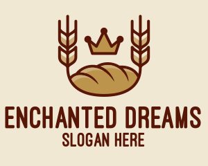 Wheat Bread Loaf  logo design