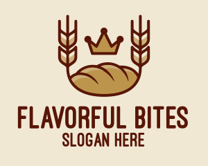 Wheat Bread Loaf  logo design