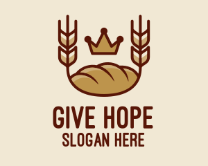 Wheat Bread Loaf  logo design