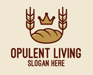 Wheat Bread Loaf  logo design