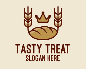 Wheat Bread Loaf  logo design