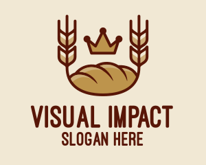 Wheat Bread Loaf  logo design