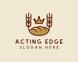 Wheat Bread Loaf  logo design