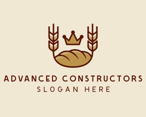 Wheat Bread Loaf  logo design