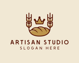 Wheat Bread Loaf  logo design