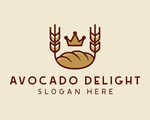 Wheat Bread Loaf  logo design