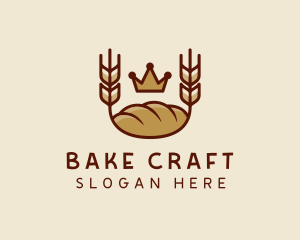 Wheat Bread Loaf  logo design