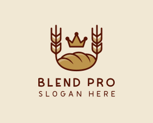 Wheat Bread Loaf  logo design